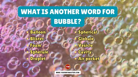 bubbel synonym|BUBBLE in Thesaurus: 1000+ Synonyms & Antonyms for BUBBLE